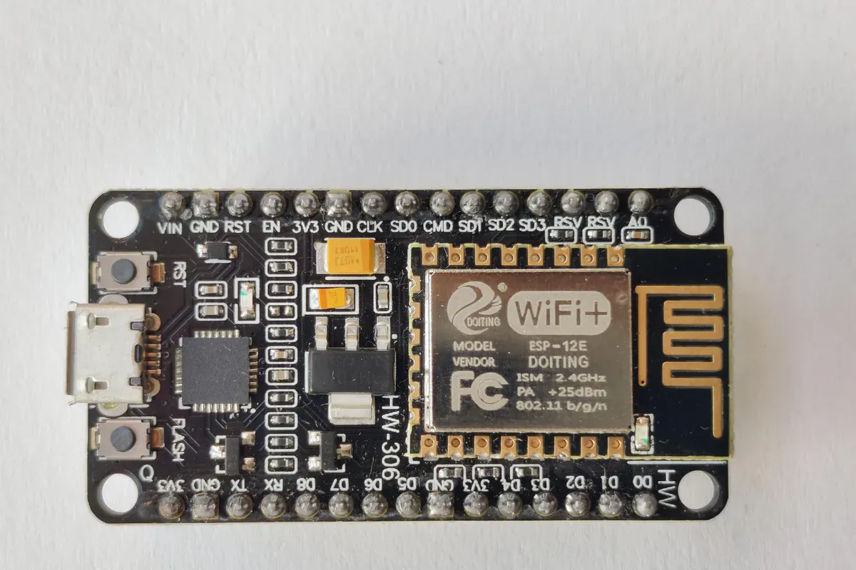 Microcontroller development board prepared for production review