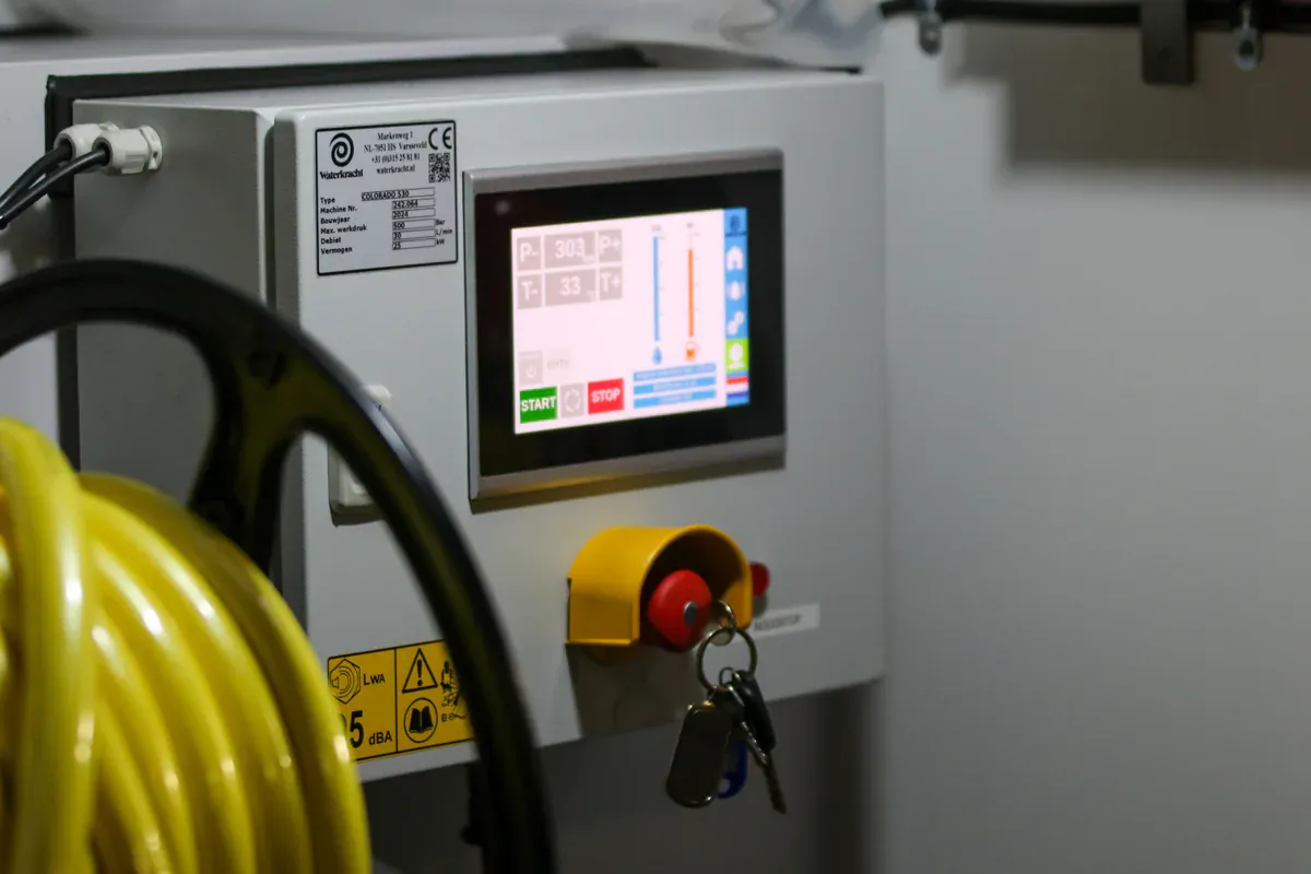 Industrial control panel used in long-serving automation equipment