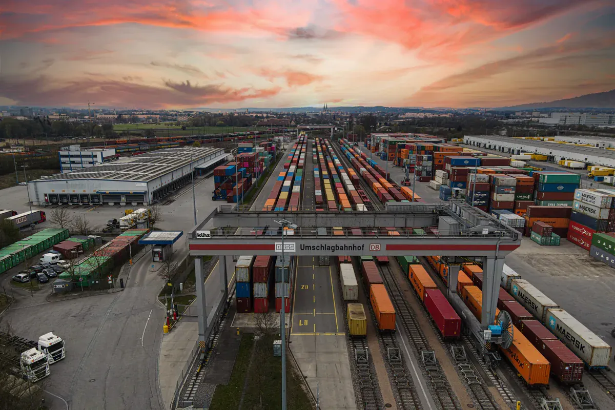 Logistics network moving electronic components through more than one route