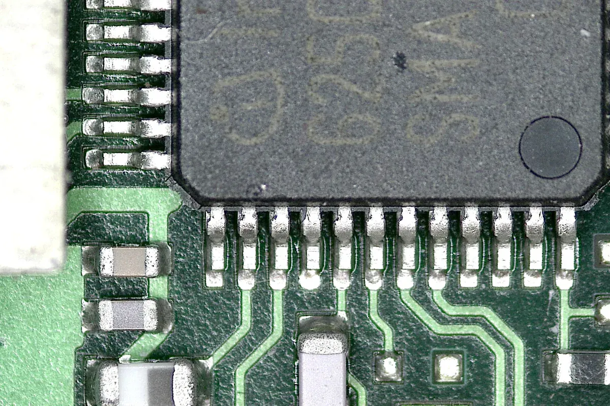 Electronics inspection equipment used to examine components and solder joints