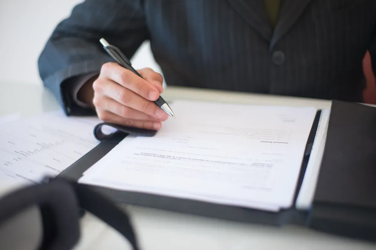 Export and end-use documents reviewed before an aerospace component shipment