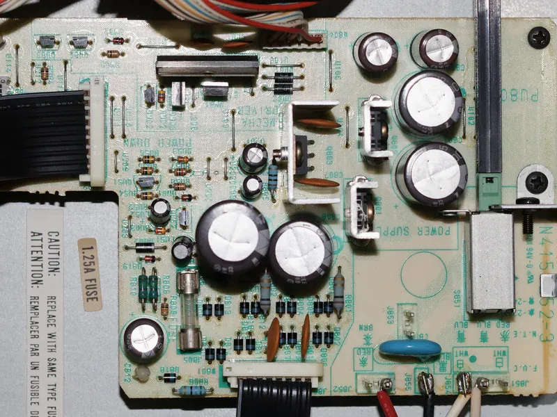 Power electronics board under laboratory inspection for coordinated protection functions