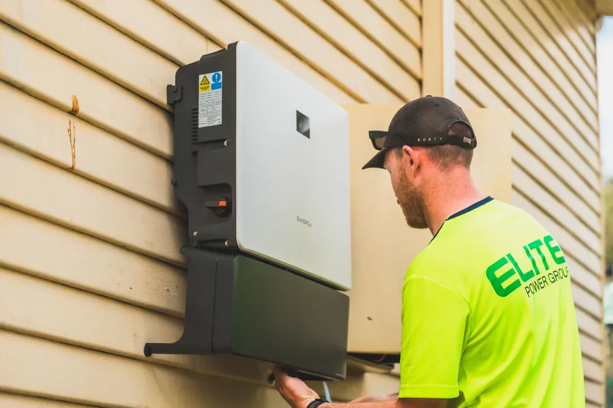 Solar inverter installation representing industrial silicon carbide applications