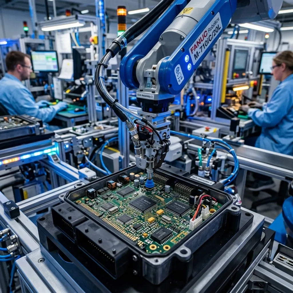 Automotive ECU semiconductor assembly - Tier-1 sourcing for mission-critical vehicle electronics