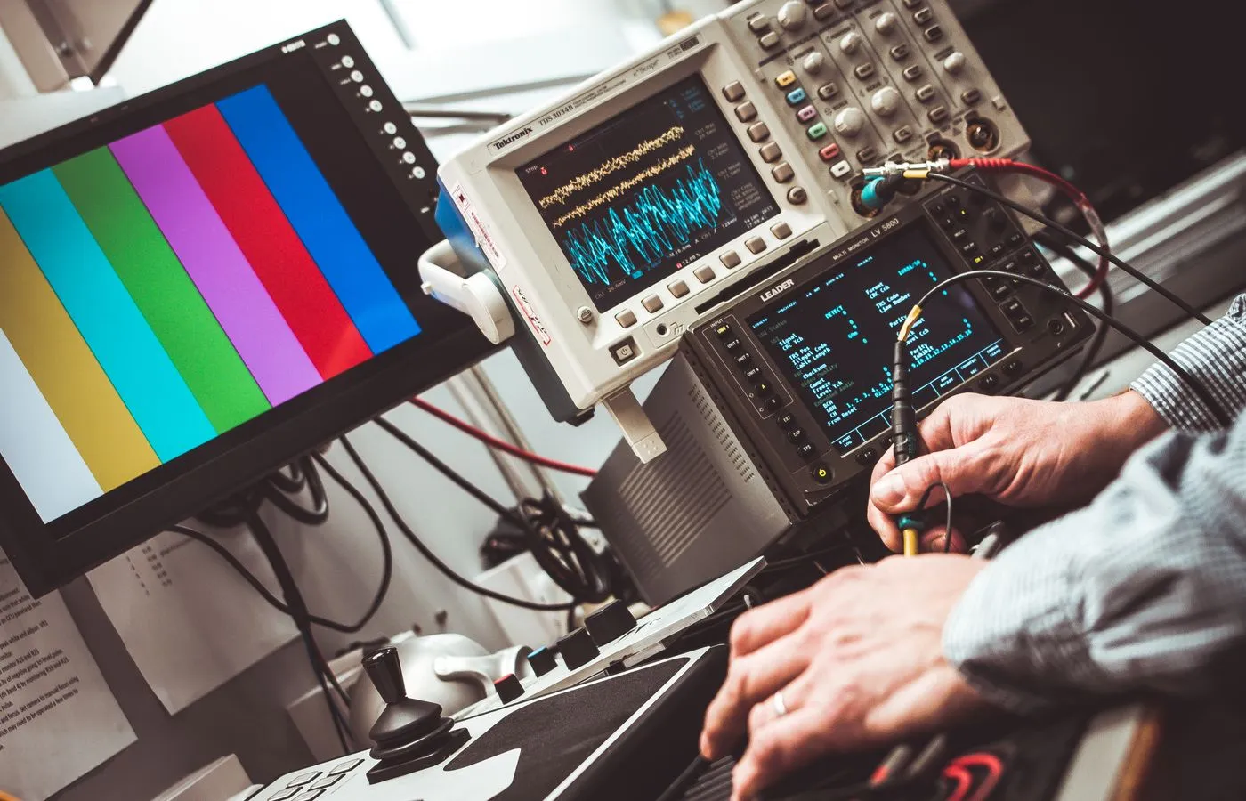 Electronic test equipment used for component and circuit measurements
