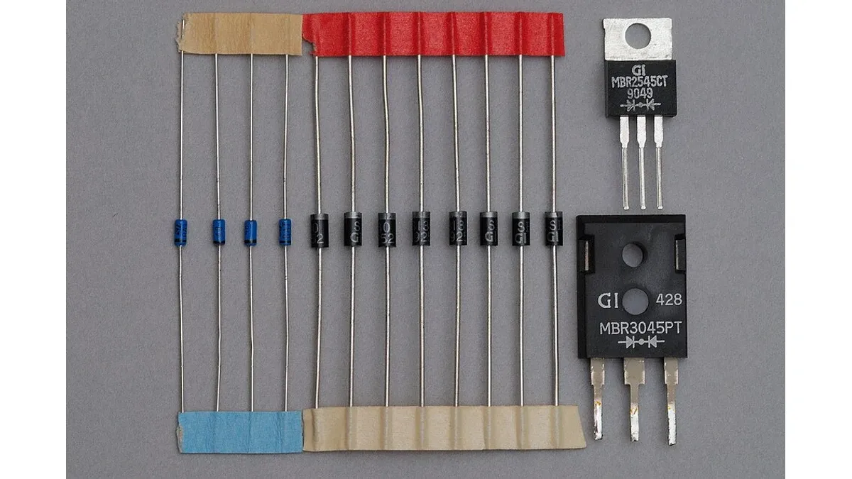 Schottky diodes in axial and power packages