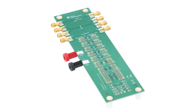 TI ESDEVM board with multiple footprints for evaluating ESD protection devices