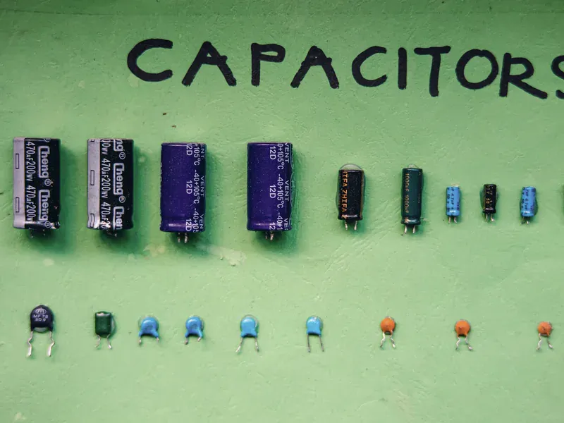 Organized electronic component inventory illustrating MEMS oscillator BOM, lead-time and SKU decisions