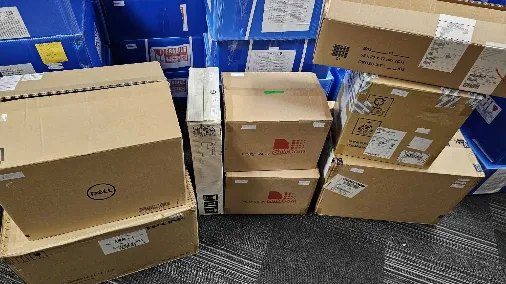 Mixed-signal IC inventory rack with anti-static foam and humidity-controlled storage — SupplyICs Verified Stock