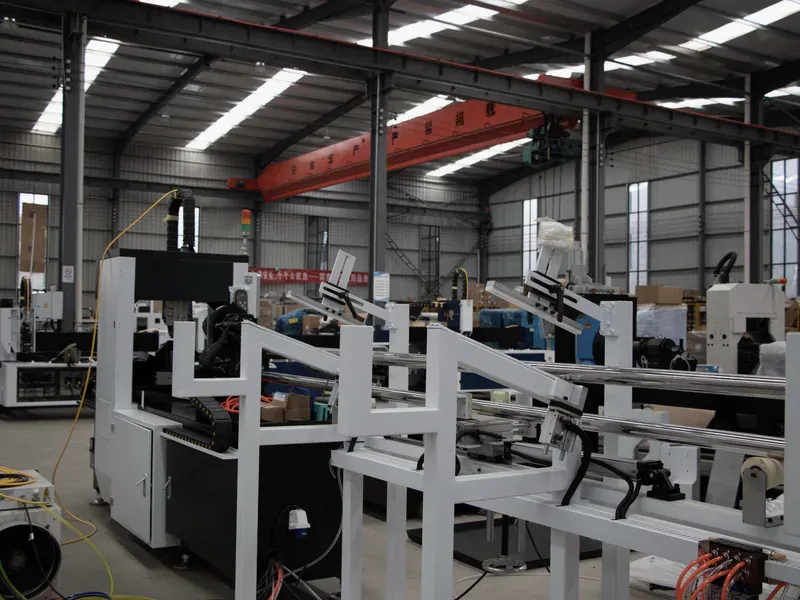 Automated factory equipment illustrating industrial and IoT demand for sensor signal conditioner ICs