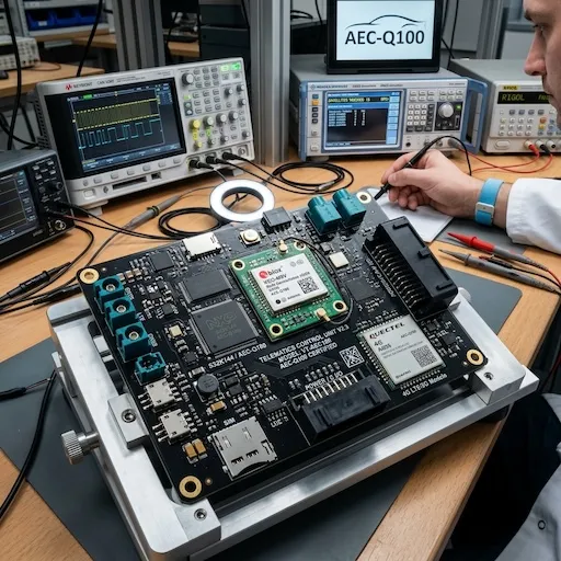 Precision GPS telemetry board showing an integrated u-blox GNSS receiver